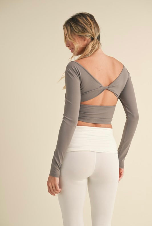 Infinity Long Sleeve Taupe