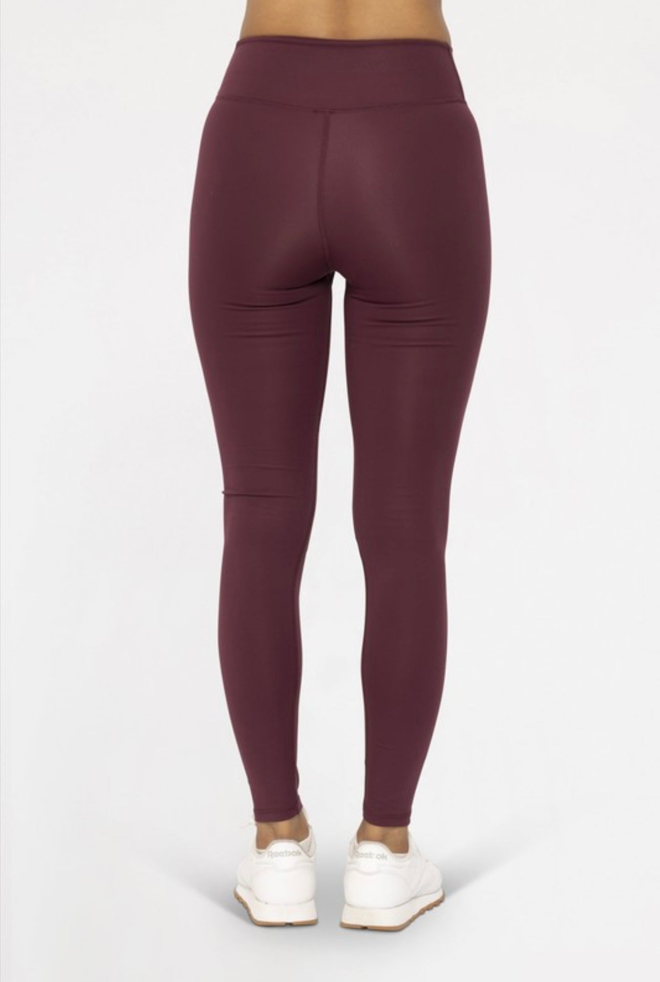 Crossover Airbrush Leggings Maroon