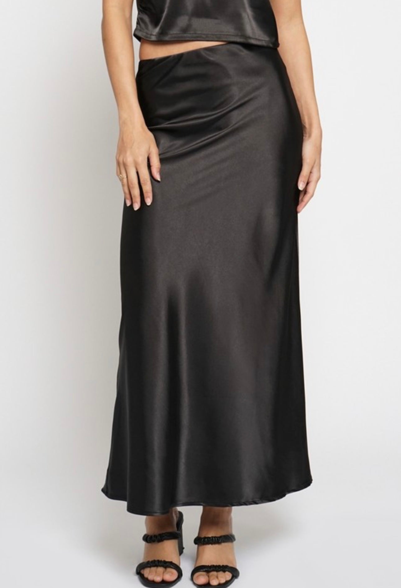 Satin Maxi Skirt