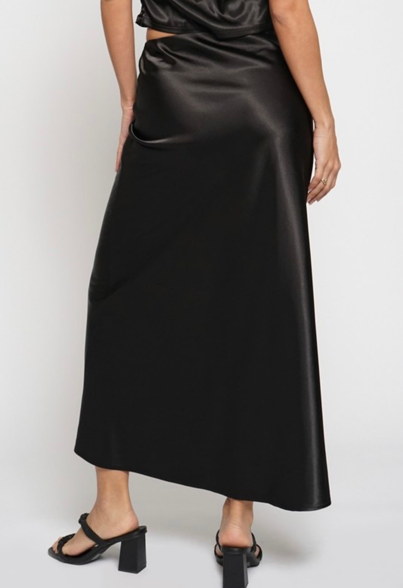 Satin Maxi Skirt